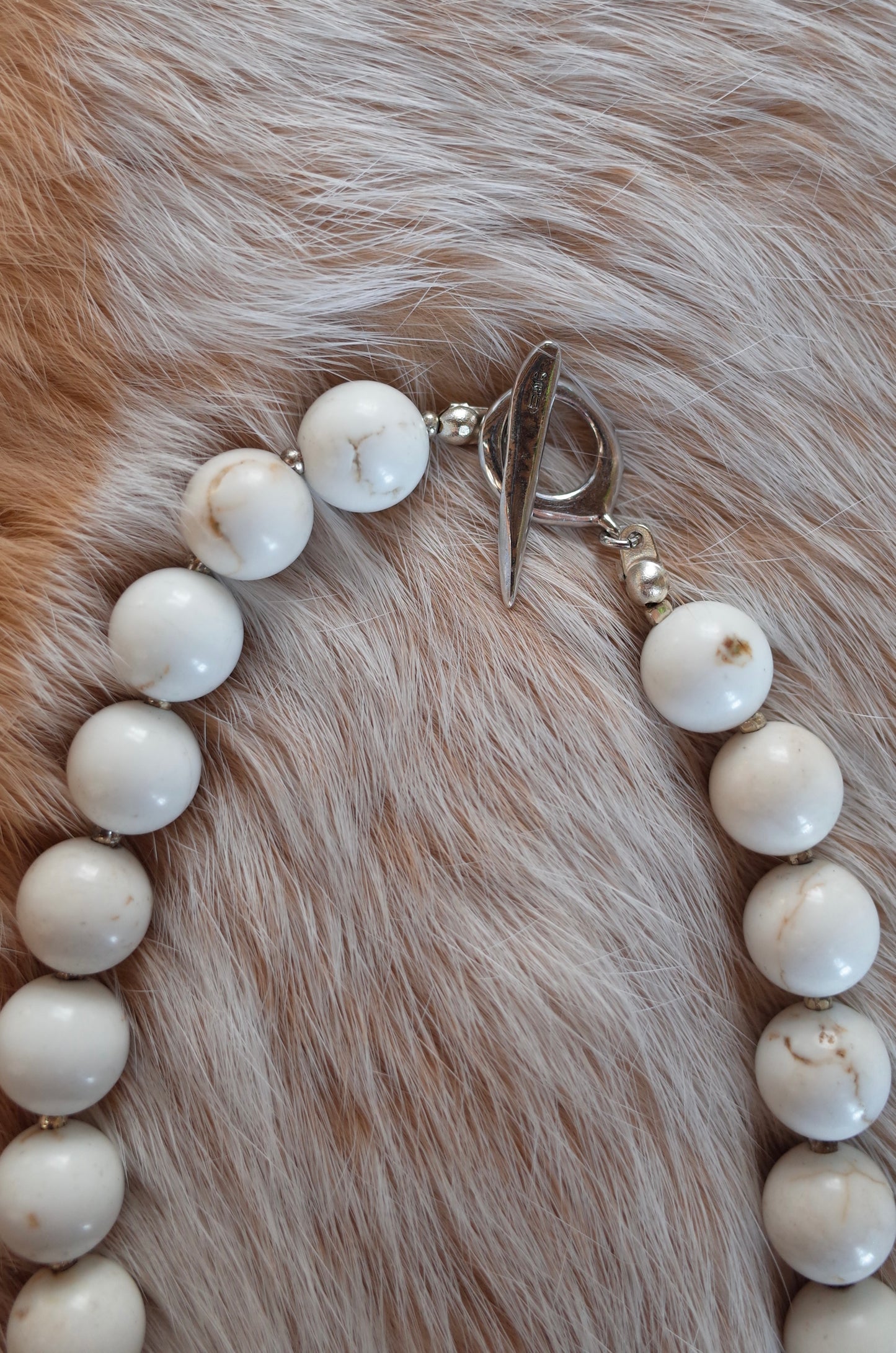stone necklace【magnesite】