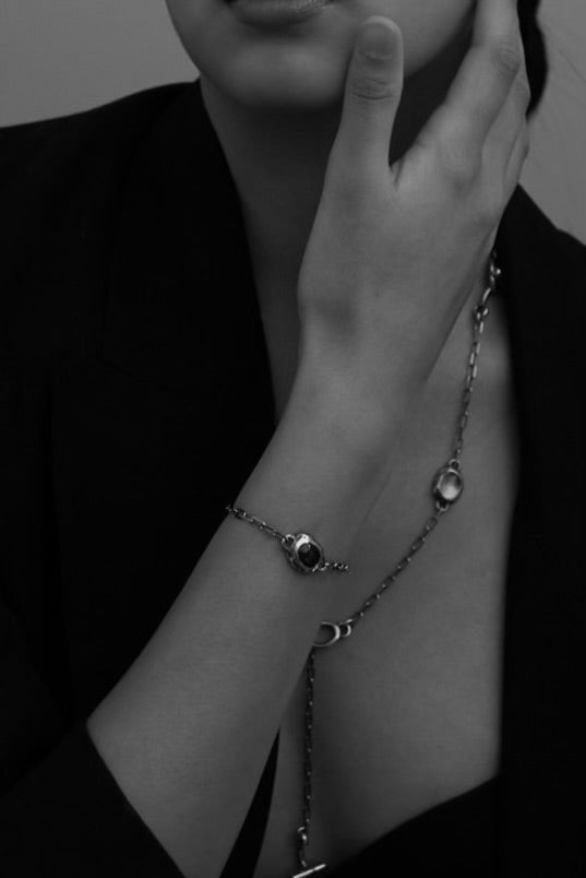 STONE CHAIN BRACELET